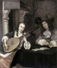 Woman Playing The Lute Poster Print by Gerard Ter Borch - Item # VARPDX276776