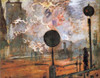 The Gare Saint-Lazare The Signal Poster Print by Claude Monet - Item # VARPDX373848