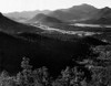 Valley surrounded by mountains, in Rocky Mountain National Park, Colorado, ca. 1941-1942 Poster Print by Ansel Adams - Item # VARPDX460953
