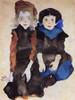 Two Little Girls Poster Print by Egon Schiele - Item # VARPDX374381