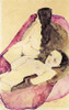 Nude Girls Reclining Poster Print by Egon Schiele - Item # VARPDX374359