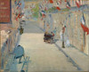 The Rue Mosnier with Flags Poster Print by Edouard Manet - Item # VARPDX459649