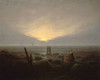 Moonrise Over the Sea Poster Print by Caspar David Friedrich - Item # VARPDX282105