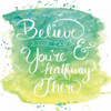 Believe You Can Poster Print by N. Harbick - Item # VARPDXHRB416