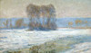 The Seine at Bennecourt, Winter Poster Print by Claude Monet - Item # VARPDX265228
