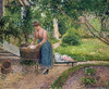 Washerwoman at Eragny Poster Print by Camille Pissarro - Item # VARPDX265361