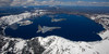 Two F-15 Eagles fly over Crater Lake in Central Oregon Poster Print by HIGH-G Productions/Stocktrek Images - Item # VARPSTHGP100313M