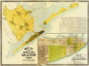 Map of the county and city of Galveston, Texas, 1891 Poster Print by Island City Abstract and Loan Co. - Item # VARPDX464692