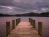 Jetty at dusk, lake district, Cumbria Poster Print by Assaf Frank - Item # VARPDXAF20090924380