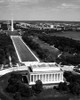 National Mall, Lincoln Memorial and Washington Monument, Washington D.C. - Black and White Variant Poster Print by Carol Highsmith - Item # VARPDX463843