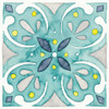 Garden Getaway Tile IV Teal Poster Print by Laura Marshall - Item # VARPDX34465