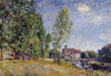 Matrats Boatyard Moret Sur Loing Poster Print by Alfred Sisley - Item # VARPDX374433