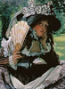 Girl With a Fan Poster Print by James Jacques Tissot - Item # VARPDX268592