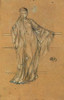 Draped Figure At A Railing 1868 Poster Print by James McNeill Whistler - Item # VARPDX374752