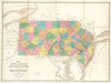 Map of New Jersey and Pennsylvania, 1839 Poster Print by David Burr - Item # VARPDX294976