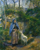 Woman With A Goat 1881 Poster Print by Camille Pissarro - Item # VARPDX373882