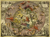Maps of the Heavens: Hemisphaeriibore Alis Coelietterrae Poster Print by Andreas Cellarius - Item # VARPDX450111