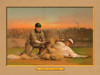 Safe at Third, Baseball Card Poster Print by American Tobacco Company - Item # VARPDX460684