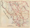 California - Sonoma, Marin, Lake, and Napa Counties, 1896 Poster Print by George W. Blum - Item # VARPDX294951
