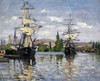 The Seine At Rouen 1872 Poster Print by Claude Monet - Item # VARPDX373853