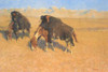 Indians Simulating Buffalo Poster Print by Frederic Remington - Item # VARPDX374103