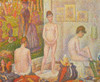 The Models Poster Print by Georges Seurat