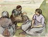 Three Peasant Women Poster Print by Camille Pissarro - Item # VARPDX279441