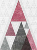 Mod Triangles III Soft Pink Poster Print by Michael Mullan - Item # VARPDX30774