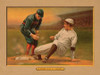 A Close Play at Second, Baseball Card Poster Print by American Tobacco Company - Item # VARPDX460685