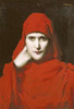 A Woman In a Red Cloak Poster Print by Jean Jacques Henner - Item # VARPDX268082