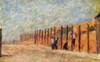 Peasants Driving Stakes Poster Print by Georges Seurat - Item # VARPDX374405