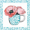 Floral Teacup II Vine Border Poster Print by Beth Grove - Item # VARPDX33845