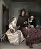 Young Woman Playing The Theorbo To Two Men Poster Print by Gerard Ter Borch - Item # VARPDX276777