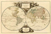 Mappemonde, 1752 Poster Print by Didier Robert Vaugondy - Item # VARPDX295227