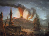 Eruption of Vesuvius at Night Poster Print by Charles-Francois Grenier - Item # VARPDX266428