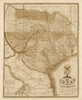 Map of Texas with parts of the adjoining states, 1837 - Decorative Sepia Poster Print by Henry Schenck Tanner - Item # VARPDX464697