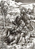 Samson Killing The Lion Poster Print by Albrecht Durer - Item # VARPDX372818