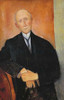 Seated Man With Orange Background Poster Print by Amedeo Modigliani - Item # VARPDX373728
