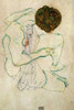 Seated Nude Woman Poster Print by Egon Schiele - Item # VARPDX267247