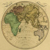 Eastern Hemisphere, 1831 - Tea Stained Poster Print by Daniel Lizars - Item # VARPDX394055