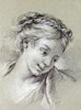 Head of a Girl Looking Down To The Right Poster Print by Francois Boucher - Item # VARPDX265967