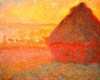 Haystack at Sunset 1891 Poster Print by Claude Monet - Item # VARPDX373786