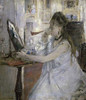 Young Woman Powdering Herself Poster Print by Berthe Morisot - Item # VARPDX282575