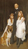 Portrait of a Family With Their Collie Poster Print by Antonio De La Gandara - Item # VARPDX266173