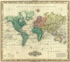 World on Mercators Projection, 1823 Poster Print by Henry Tanner - Item # VARPDX295349