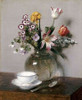 A Vase of Flowers With a Coffee Cup Poster Print by Henri Fantin Latour - Item # VARPDX266301