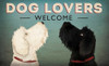 Doodle Dog Lovers Welcome Poster Print by Ryan Fowler - Item # VARPDX35310
