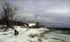 Starnberger Sea Under Snow Poster Print by Anders Anderson Lundby - Item # VARPDX281663