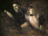 Alphonse Daudet and His Daughter Poster Print by Eugene Carriere - Item # VARPDX276985