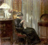 A Woman Sewing In An Interior Poster Print by Carl Holsoe - Item # VARPDX266575